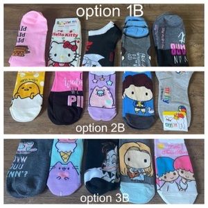 One Set Left! Awesome (NWT) Pop Culture SOCK BUNDLE